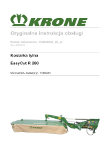 Krone BA EasyCut R 280 Instrukcja obsługi