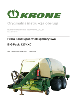 Krone BA BiG Pack 1270 XC Instrukcja obsługi