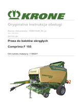 Krone BA Comprima F 155 (RP701-20) Instrukcja obsługi