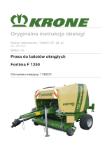 Krone BA Fortima F 1250 (RP601-10) Instrukcja obsługi