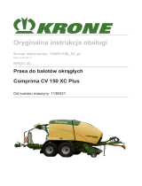 Krone BA Comprima CV 150 XC Plus (RP801-35) Instrukcja obsługi