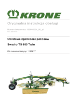 Krone BA Swadro TS 680 Twin Instrukcja obsługi