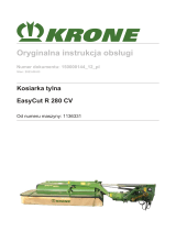 Krone BA EasyCut R 280 CV Instrukcja obsługi