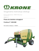 Krone BA Fortima F 1250 MC (RP601-11) Instrukcja obsługi