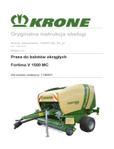 Krone BA Fortima V 1500 MC (RP601-31) Instrukcja obsługi