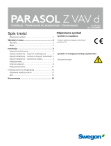 Swegon PARASOL Zenith VAV d Instrukcja obsługi