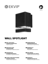 Jula EKVIP 023673 Wall Spotlight Instrukcja obsługi