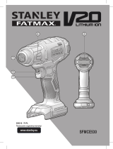 Stanley SFMCE530 Instrukcja obsługi