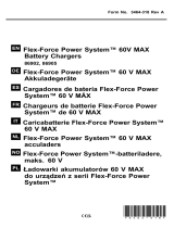 Toro Flex-Force Power System 5.4 AMP 60V MAX Battery Charger Instrukcja obsługi