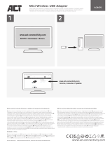 ACT AC4470 Mini Wireless USB Adapter instrukcja