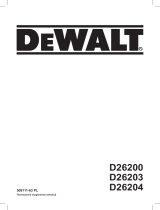 DeWalt D26203K Instrukcja obsługi