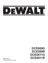 DeWalt DCE089G Instrukcja obsługi