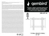 Gembird WM-42F-03 Instrukcja obsługi