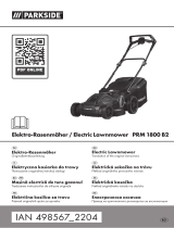 Parkside PRM 1800 B2 Electric Lawnmower Instrukcja obsługi