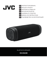 JVC XS-E622B Portable Speaker Instrukcja obsługi