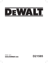 DeWalt D21585 Instrukcja obsługi