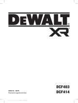 DeWalt DCF414E2GT Instrukcja obsługi