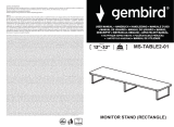 Gembird MS-TABLE-03 Instrukcja obsługi