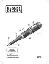 BLACK+DECKER BCF601 Instrukcja obsługi