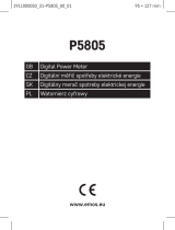 Emos P5805 Digital Power Meter Instrukcja obsługi