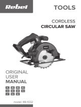 Rebel RB-1032 Cordless Circular Saw Instrukcja obsługi