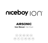 Niceboy AIRSONIC Hair Dryer Instrukcja obsługi