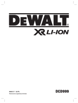 DeWalt DCD999XILRT Instrukcja obsługi