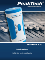 PeakTech P 8010 Instrukcja obsługi