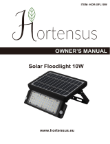 Hortensus HOR-SFL10W Solar Floodlight 10W Instrukcja obsługi