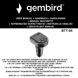 Gembird BTT-05 Instrukcja obsługi
