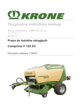 Krone BA Comprima F 125 XC (RP701-11) Instrukcja obsługi