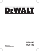 DeWalt D28495 Instrukcja obsługi