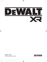 DeWalt DCF900NT Instrukcja obsługi