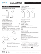 immax 08971L FINCH LED Table Lamp Instrukcja obsługi