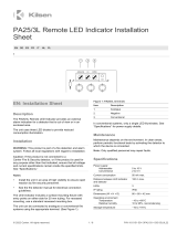 Kilsen PA25/3L Remote LED Indicator Instrukcja instalacji