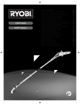 Ryobi OPP1820 18V ONE+ 3m Cordless Pole Saw Instrukcja obsługi