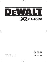 DeWalt DCD778 Instrukcja obsługi