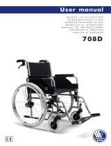 Vermeiren 708D Steel Wheelchair Instrukcja obsługi