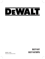 DeWalt D27107 Instrukcja obsługi