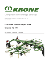 Krone BA Swadro TC 680 Instrukcja obsługi