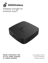 AAWireless -002 Wireless Dongle for Android Auto instrukcja