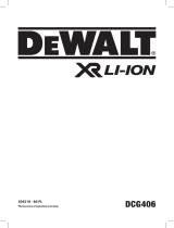 DeWalt DCG406 Instrukcja obsługi