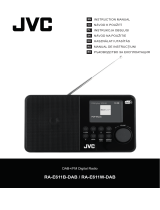 JVC RA-E611B-DAB DAB+-FM Digital Radio Instrukcja obsługi