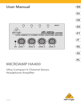 Behringer HA400 Instrukcja obsługi