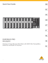 Behringer RX1202FX Skrócona instrukcja obsługi