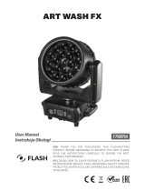 FLASH ART WASH FX F7100754 IP65 Ruchoma Głowa LED Wash Instrukcja obsługi