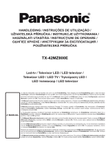 Panasonic TX42MZ800E Skrócona instrukcja obsługi