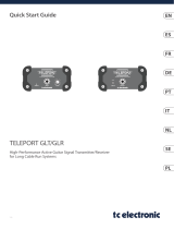 TC Electronic TELEPORT GLR Skrócona instrukcja obsługi