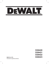 DeWalt D26421 Instrukcja obsługi
