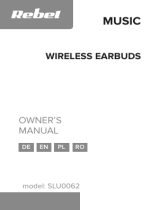 Rebel SLU0062 Wireless Earbuds Instrukcja obsługi